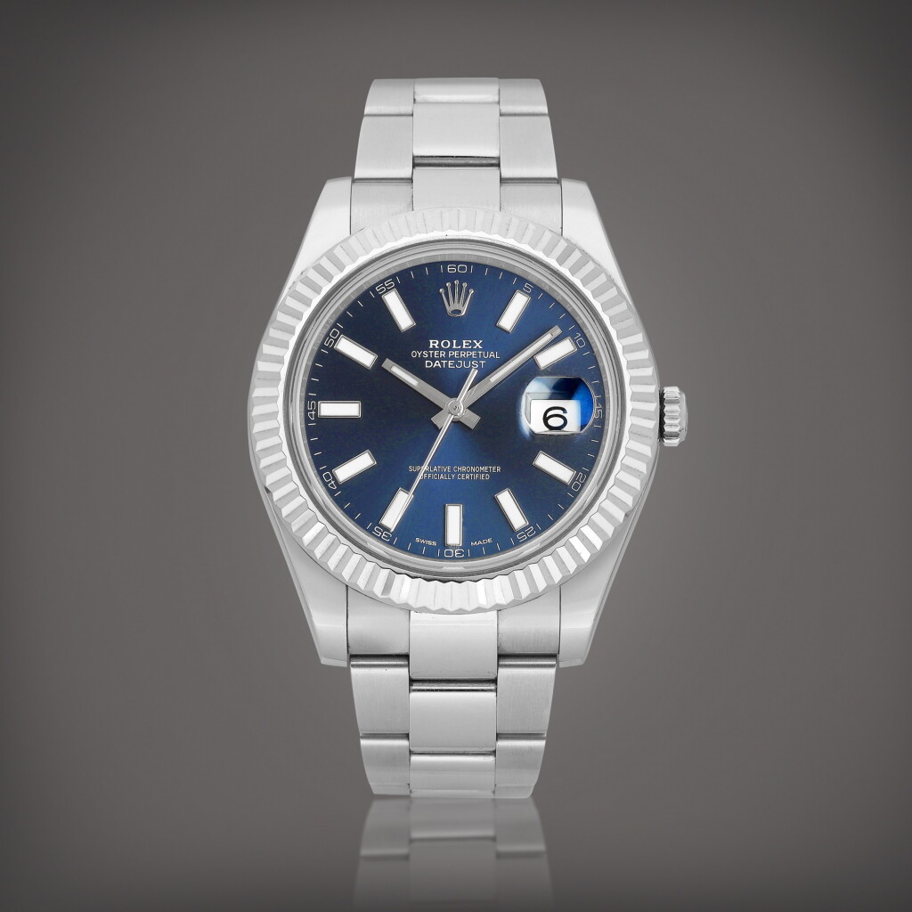 View full screen - View 1 of Lot 8712. DateJust, Reference 116334 | A stainless steel wristwatch with date and bracelet, Circa 2015 | 勞力士 | Datejust 型號116334 | 精鋼鏈帶腕錶,備日期顯示,約2015年製.