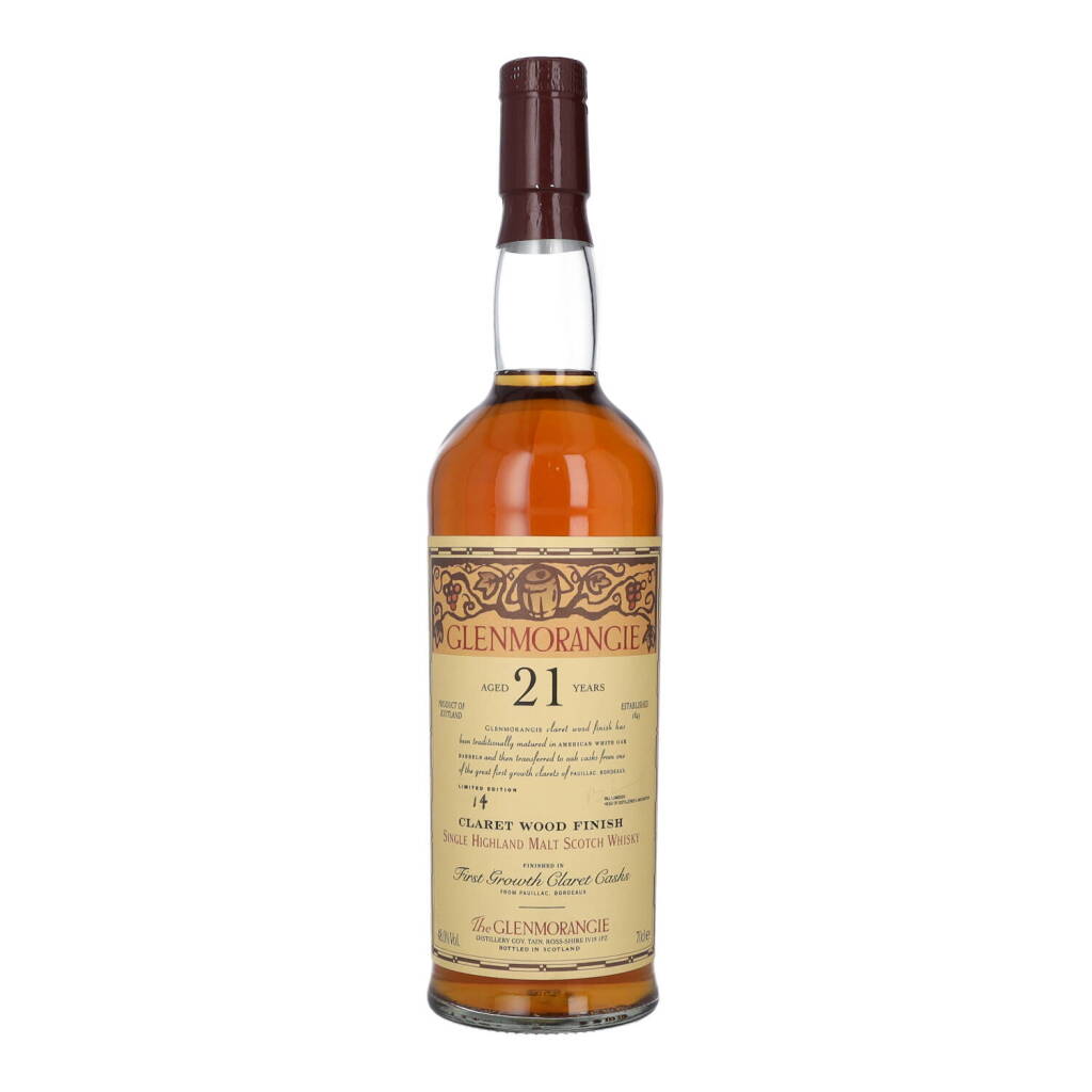 View full screen - View 1 of Lot 5280. Glenmorangie 21 Year Old Claret Wood Finish 48.0 abv NV (1 BT70).