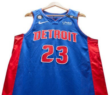 View full screen - View 1 of Lot 182. Jaden Ivey Detroit Pistons 2022-2023 Game Worn Icon Edition Jersey | Rookie Season.