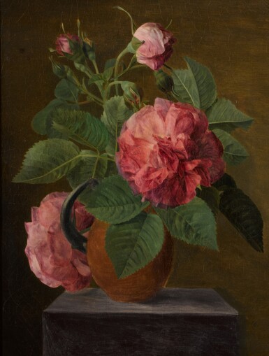 View full screen - View 1 of Lot 74. ATTRIBUTED TO JAN FRANS VAN DAEL | Still life of roses.