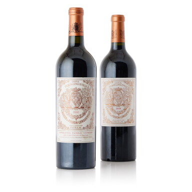 View full screen - View 1 of Lot 5577. Château Pichon Longueville, Baron "Vertical" (3 BT).