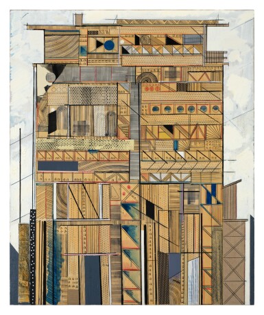 View full screen - View 1 of Lot 146. Structure with Colored Parts.