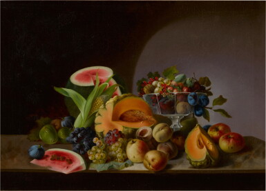 View full screen - View 1 of Lot 100. Still Life with Fruit.