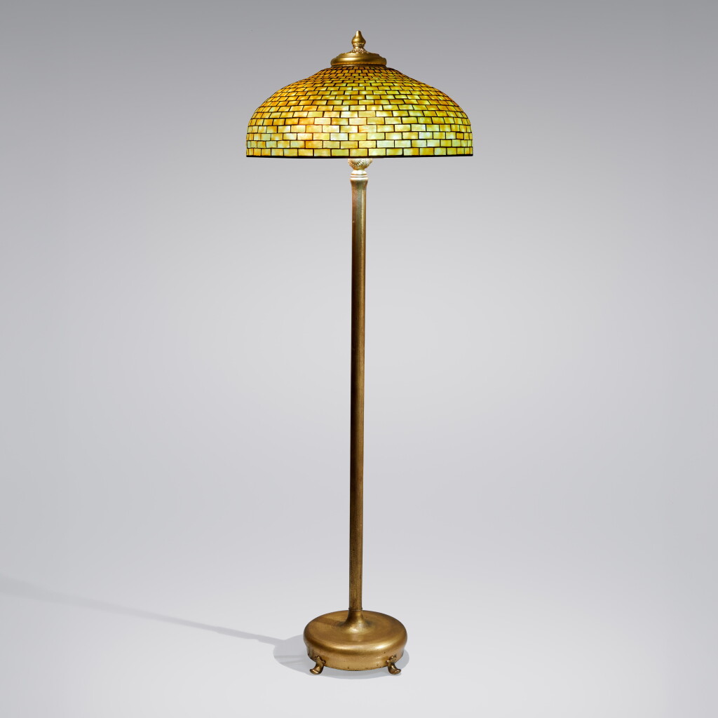 View full screen - View 1 of Lot 628. "Geometric" Floor Lamp.
