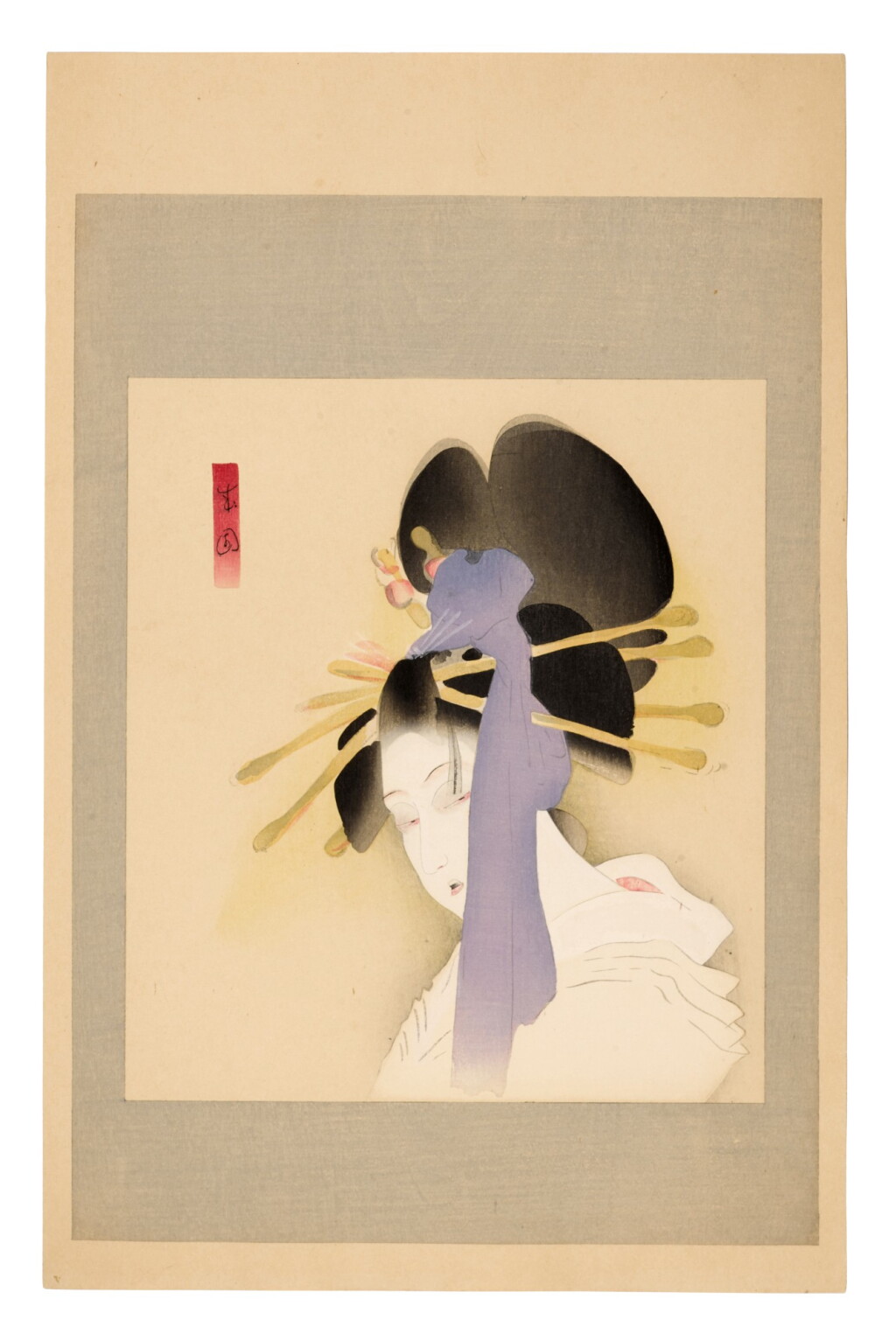 View full screen - View 1 of Lot 96. Shima Seien (1892-1970) Kaburagi Kiyokata (1878-1973) Yamamura Koka (Toyonari) (1885-1942) Nakazawa Hiromitsu (1874-1964) | Four woodblock prints from the series Woodblock Print Supplements from the Complete Works of Chikamatsu Monzaemon (Dai Chikamatsu zenshu furoku mokuhan) |Taisho period, early 20th century.