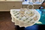 A Herend 'Apponyi Green' pattern part tea service, various dates