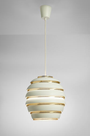 View full screen - View 1 of Lot 419. "Beehive" Ceiling Lamp.