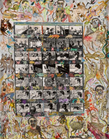 View full screen - View 1 of Lot 65. PETER BEARD | 'UNTITLED (PICASSO CONTACT SHEET)', 1964.