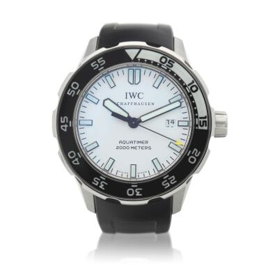 View full screen - View 1 of Lot 94. Reference IW3568-06 Aquatimer A stainless steel automatic wristwatch with date, Circa 2010.