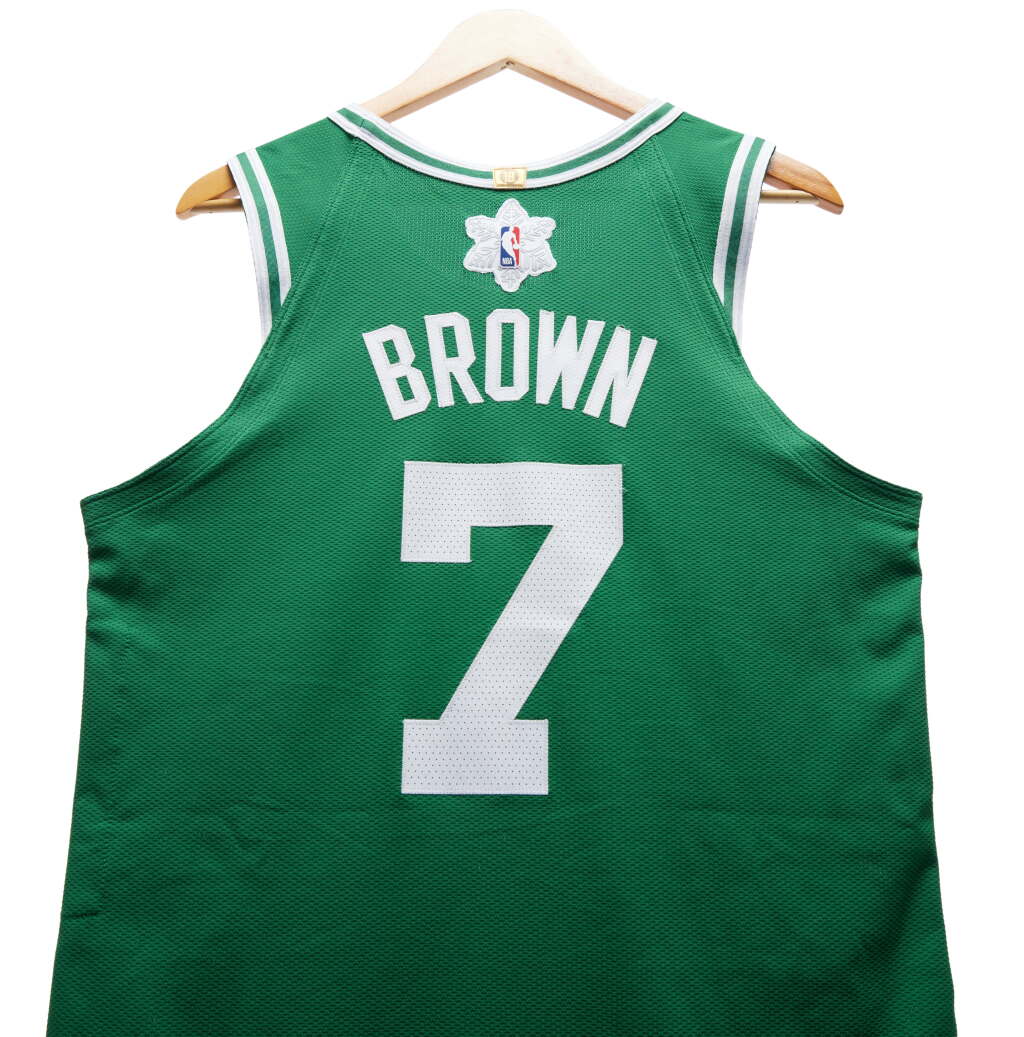 View full screen - View 1 of Lot 12. Jaylen Brown ‘Christmas Day’ Boston Celtics 2024-2025 Game Worn Icon Edition Jersey .