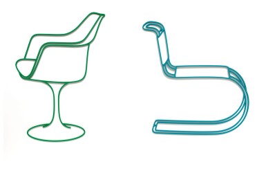 View full screen - View 1 of Lot 884. MICHAEL CRAIG-MARTIN | MIES VAN DER ROHE CHAIR & SAARINEN CHAIR.