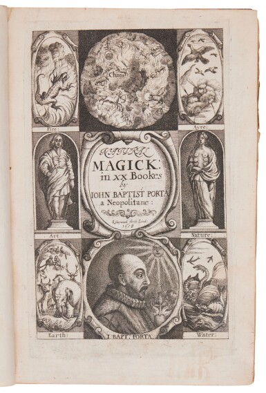 View full screen - View 1 of Lot 188. Porta | An uncritical compilation of the fantastical and the empirical.