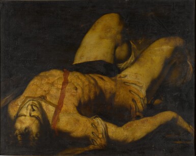 View full screen - View 1 of Lot 79. A dying warrior.