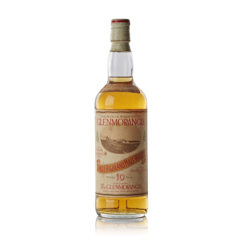 View full screen - View 1 of Lot 181. Glenmorangie 10 Year Old Natural Cask Strength 57.6 abv 1980 .