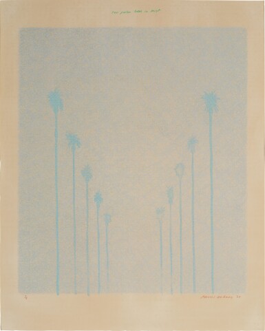 View full screen - View 1 of Lot 35. Ten Palm Trees in Mist (S.A.C. 131; M.C.A.T. 122).