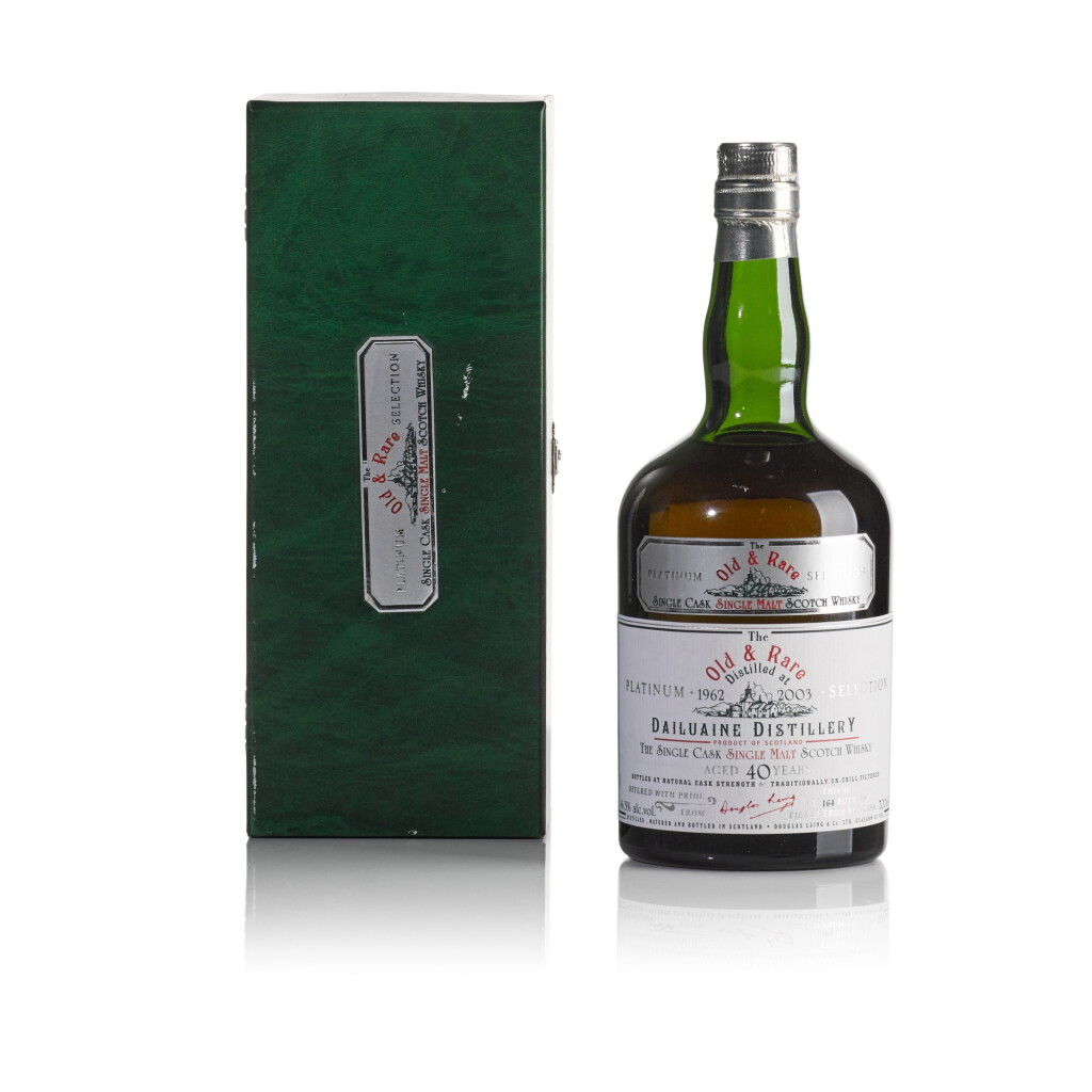 View full screen - View 1 of Lot 263. Dailuaine Douglas Laing Old & Rare Platinum 40 Year Old 46.3 abv 1962 (1 BT70).