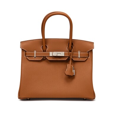 View full screen - View 1 of Lot 2043. Togo Gold Birkin 30 Gold Palladium Hardware, 2021.