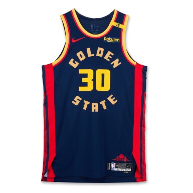 View full screen - View 1 of Lot 2. Stephen Curry Golden State Warriors 2024-2025 Game Worn City Edition Jersey .