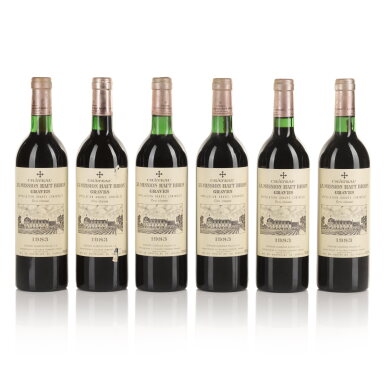 View full screen - View 1 of Lot 12. Château La Mission Haut-Brion 1983 (12 BT).