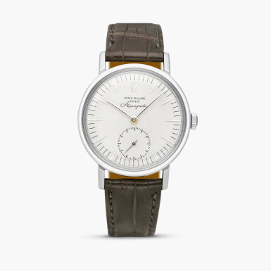 View full screen - View 1 of Lot 2359. Reference 3417 | A stainless steel anti-magnetic wristwatch, Made in 1962.