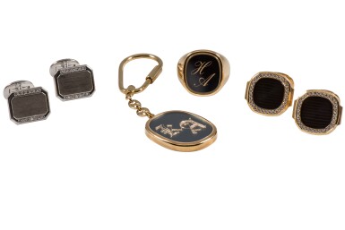 View full screen - View 1 of Lot 51. PATEK PHILIPPE | GROUP OF ACCESSORIES CIRCA 1985.