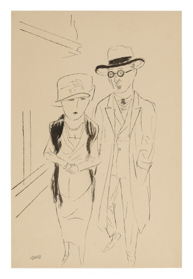 View full screen - View 1 of Lot 69. GEORGE GROSZ | PAAR (PAIR).