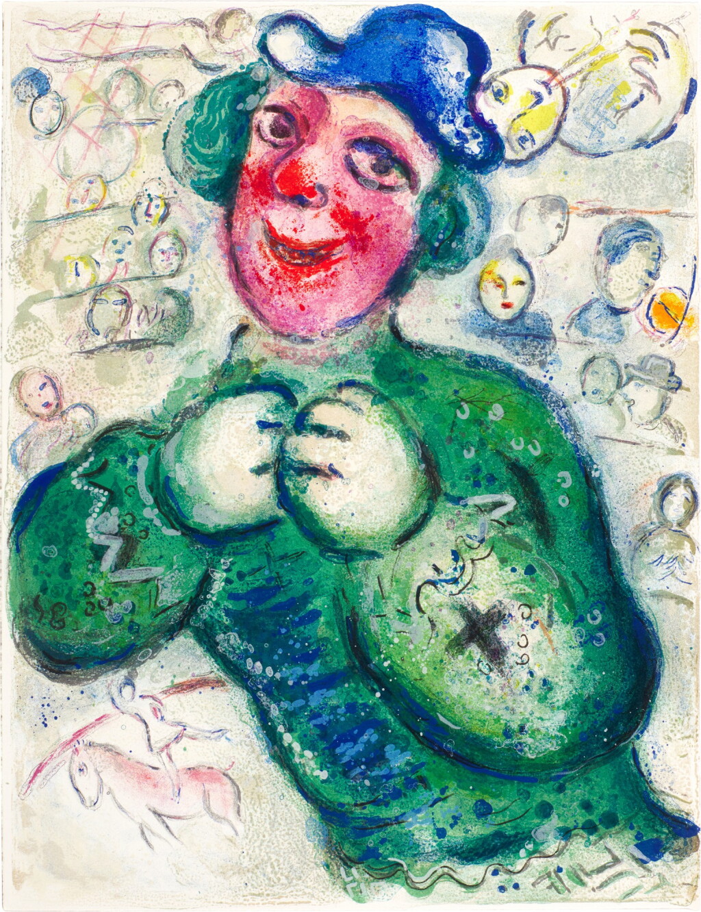 View full screen - View 1 of Lot 51. Le Cirque: One Plate (M. 505; C. Bks. 68).