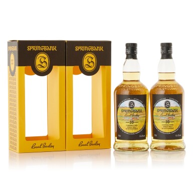 View full screen - View 1 of Lot 9602. Springbank Local Barley 10 Year Old 2021 Release 51.6 abv 2011 (2 BT70).