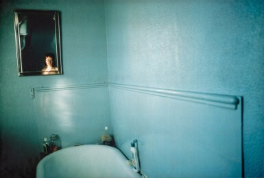 View full screen - View 1 of Lot 213. Self-Portrait in Blue Bathroom.