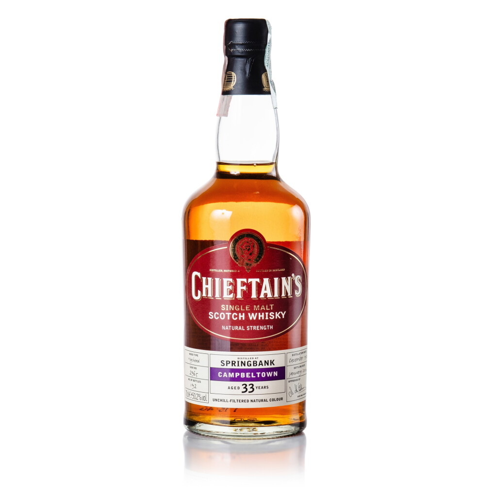 View full screen - View 1 of Lot 270. Springbank Ian MacLeod Chieftain's 33 Year Old 50.2 abv 1970 (1 BT 70cl).