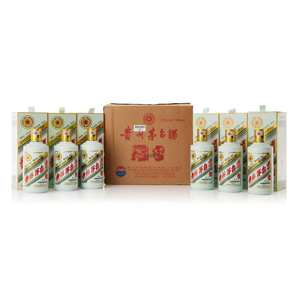 View full screen - View 1 of Lot 566. 2023年產 "五星牌"貴州茅台酒 - 兔年生肖(原箱) Kweichow Moutai Five Star Year of the Rabbit 2023 (6 BT50).