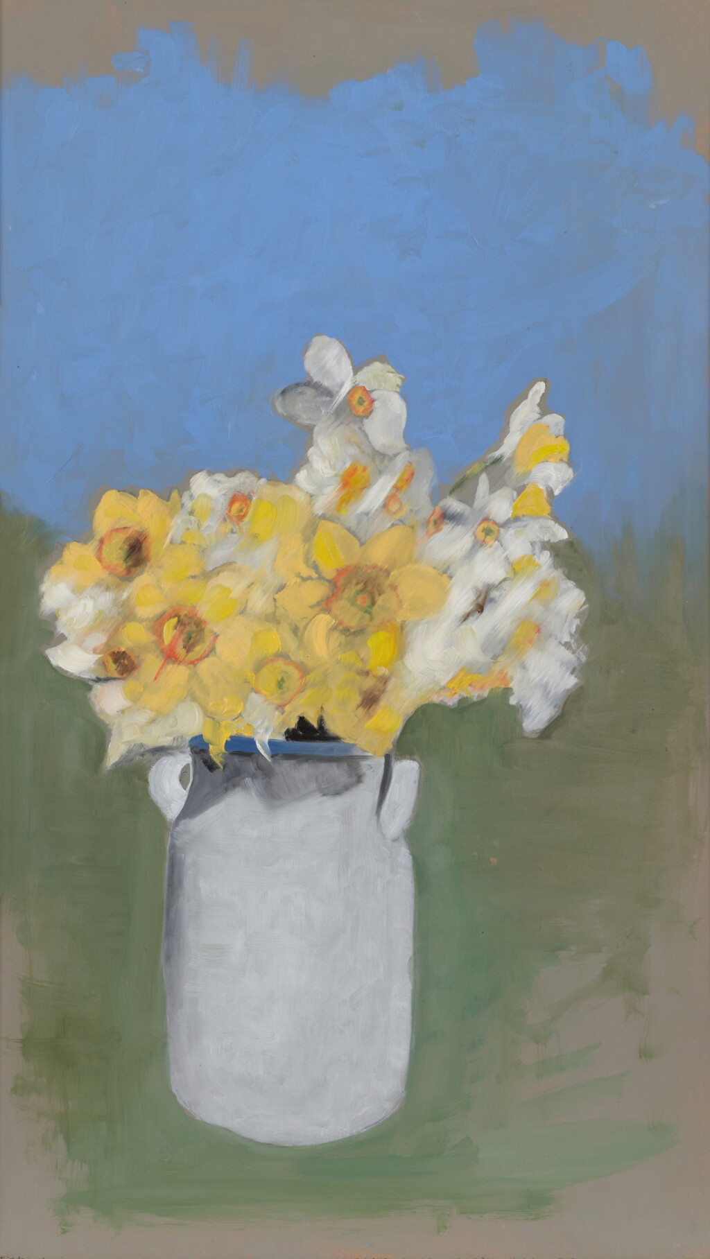 View full screen - View 1 of Lot 48. Blue & Yellow. Je Suis Ukrainian II.