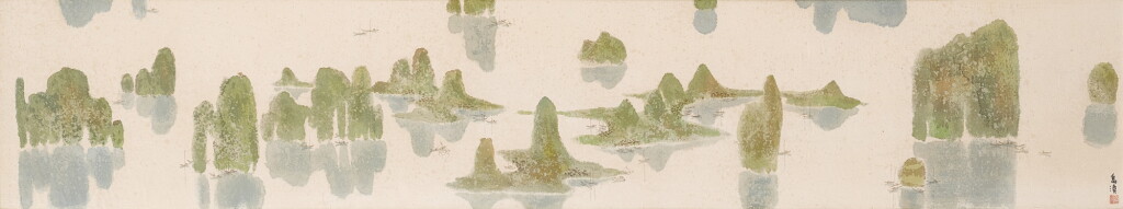View full screen - View 1 of Lot 3156. 陳其寬 島漁 | Chen Qikuan (Chen Chi-kwan), Fishing Boats by the Islands.