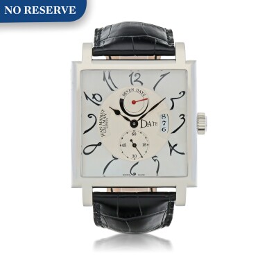 View full screen - View 1 of Lot 477. CONTINENTES LIMITED EDITION STAINLESS STEEL WRISTWATCH WITH DATE, POWER RESERVE INDICATION AND MOTHER-OF-PEARL DIAL CIRCA 2010.