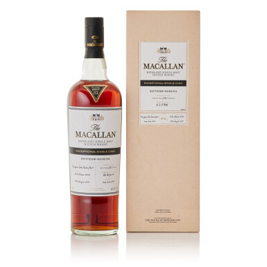 View full screen - View 1 of Lot 207. The Macallan Exceptional Single Cask 2017/ESB-5235/04 63.8 abv 2005 (1 BT70).