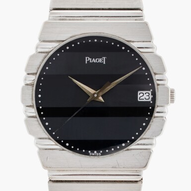 View full screen - View 1 of Lot 569. Reference 15561 C701 | A white gold bracelet watch, Circa 1995.