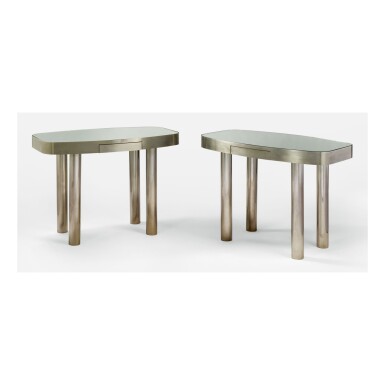 View full screen - View 1 of Lot 219. MAISON JANSEN | PAIR OF TABLES.