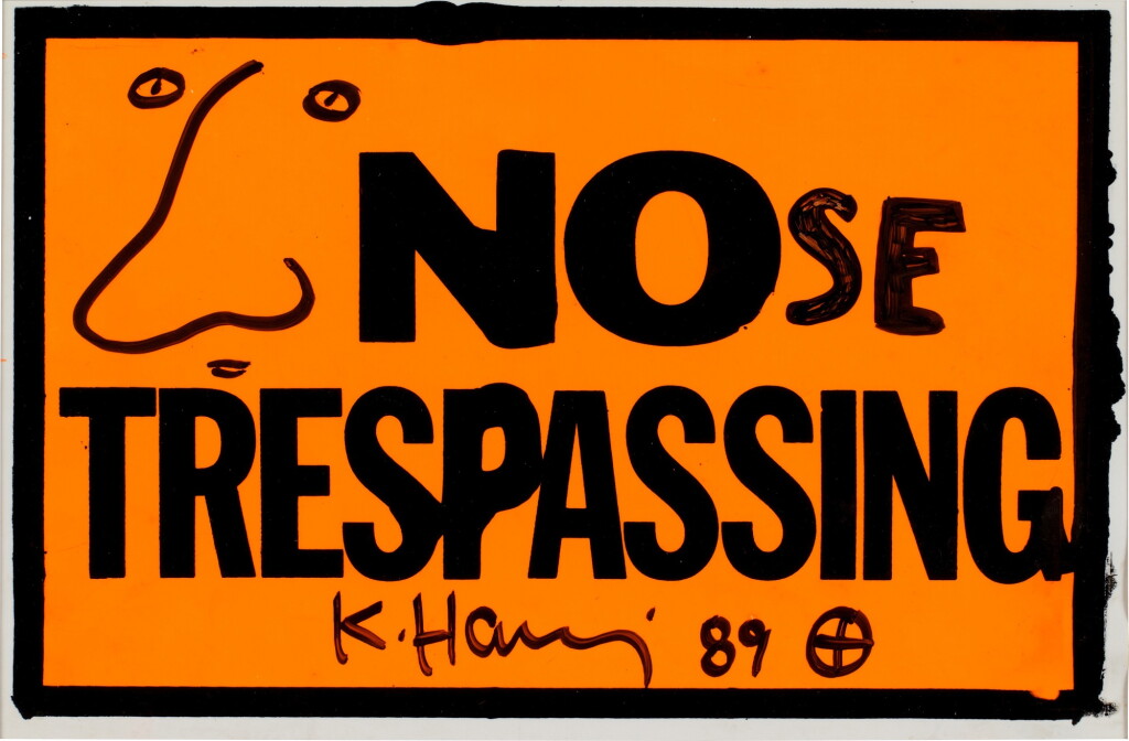 View full screen - View 1 of Lot 430. Untitled (No Trespassing).