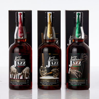 View full screen - View 1 of Lot 1063. 秩父 Chichibu Ken's Choice American Whiskey Jazz Instrumental Set 2006 (3 BT70).