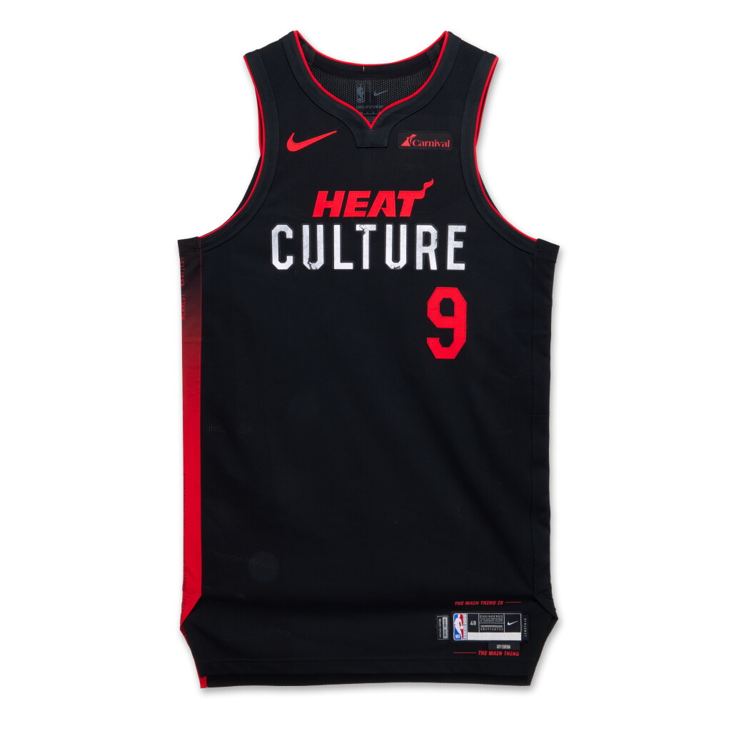 View full screen - View 1 of Lot 61. Dru Smith Miami Heat 2023-2024 In-Season Tournament Game Worn City Edition Jersey.
