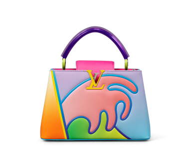 View full screen - View 1 of Lot 5. Multicolor Calfskin Limited Edition Artycapucines Alex Israel Silver Hardware, 2019.