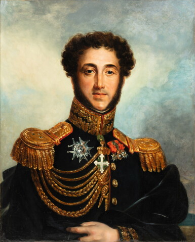 View full screen - View 1 of Lot 642. Portrait of Antoine Héraclius-Agénor, Duke of Guiche, future Duke of Gramont | Portrait d'Antoine Héraclius-Agénor, duc de Guiche, futur duc de Gramont.