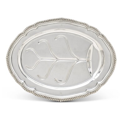 View full screen - View 1 of Lot 114. A Victorian silver 'well and tree' Venison dish, R.&S. Garrard, London, 1839.