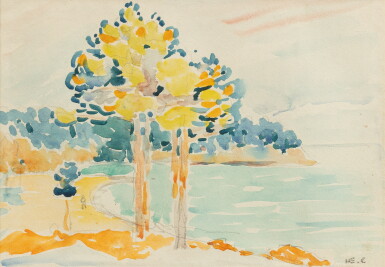 View full screen - View 1 of Lot 281. Pins en bord de mer.