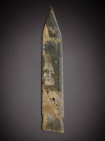 An archaic jade blade (Ge), Early Shang dynasty | 商 玉戈
