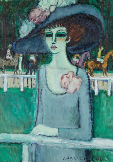 View full screen - View 1 of Lot 736. Cavaliers au bois.