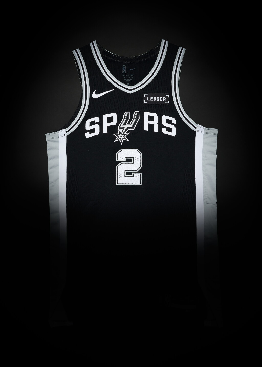 View full screen - View 1 of Lot 3. Dylan Harper ‘Rookie Debut’ San Antonio Spurs 2025-2026 NBA Tip-Off Game Worn Icon Edition Jersey.