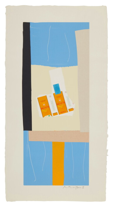View full screen - View 1 of Lot 117. Harvest, with Orange Stripe, from Summer Light Series.