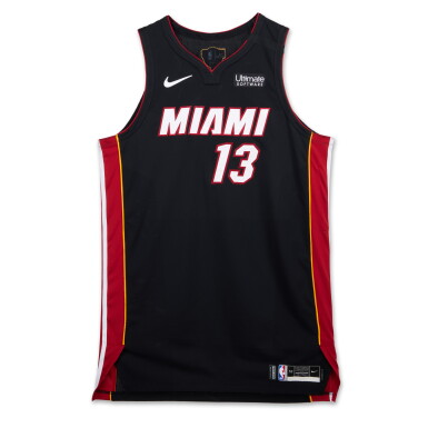 View full screen - View 1 of Lot 51. Bam Adebayo Miami Heat 2020 Game Worn NBA Finals Jersey | Double-Double | Game 6.