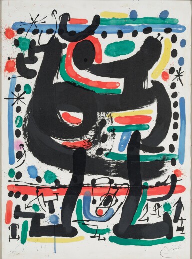 View full screen - View 1 of Lot 1398. Poster for the Opening of the Mourlot Atelier in New York (see Mourlot 512).